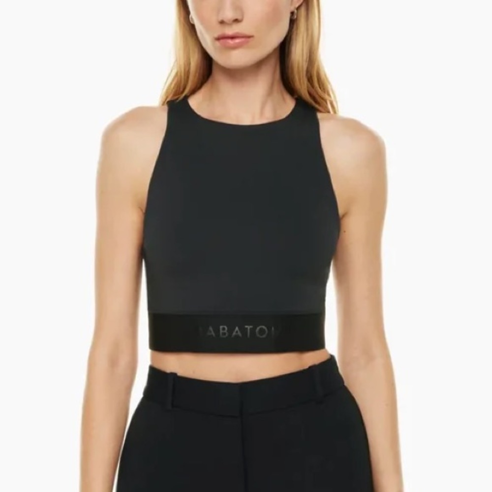 ARITZIA BABATON Walter Contour Tank in black size S